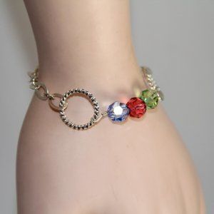 Sterling Silver Swarovski Crystal Bracelet